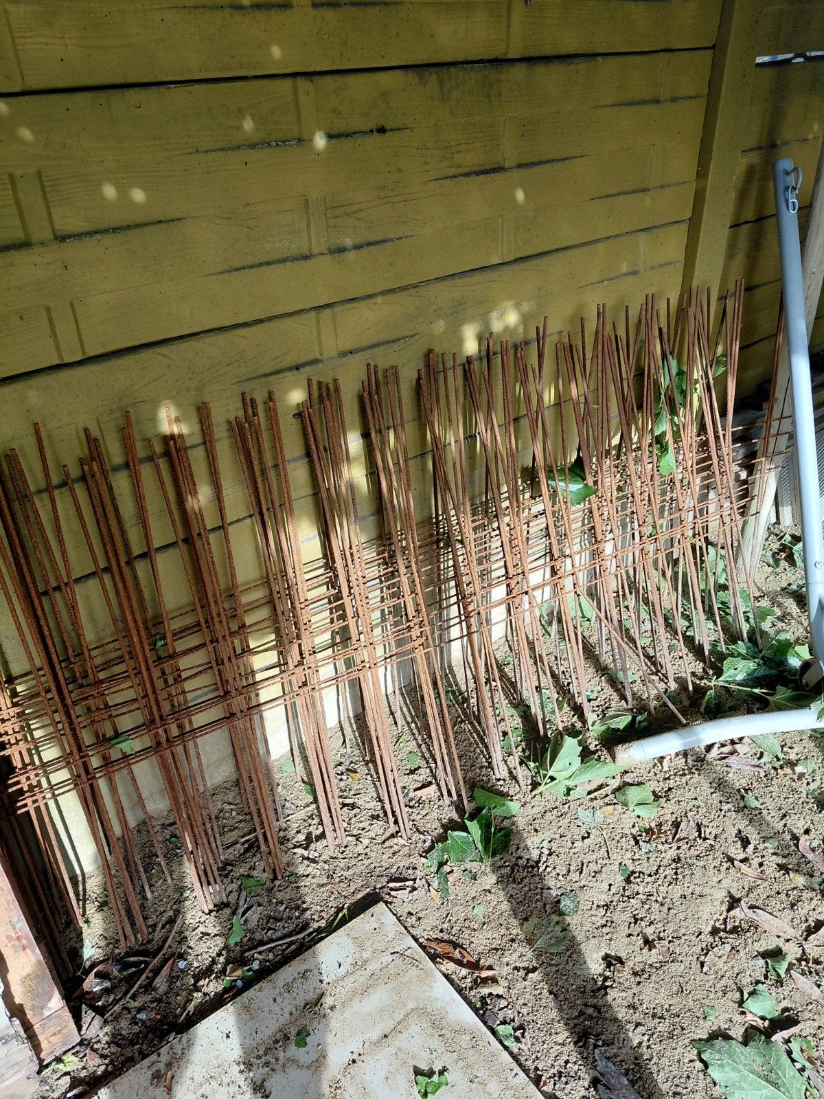 9 st betonijzer netten ongeveer  3m x 1 m, Ophalen