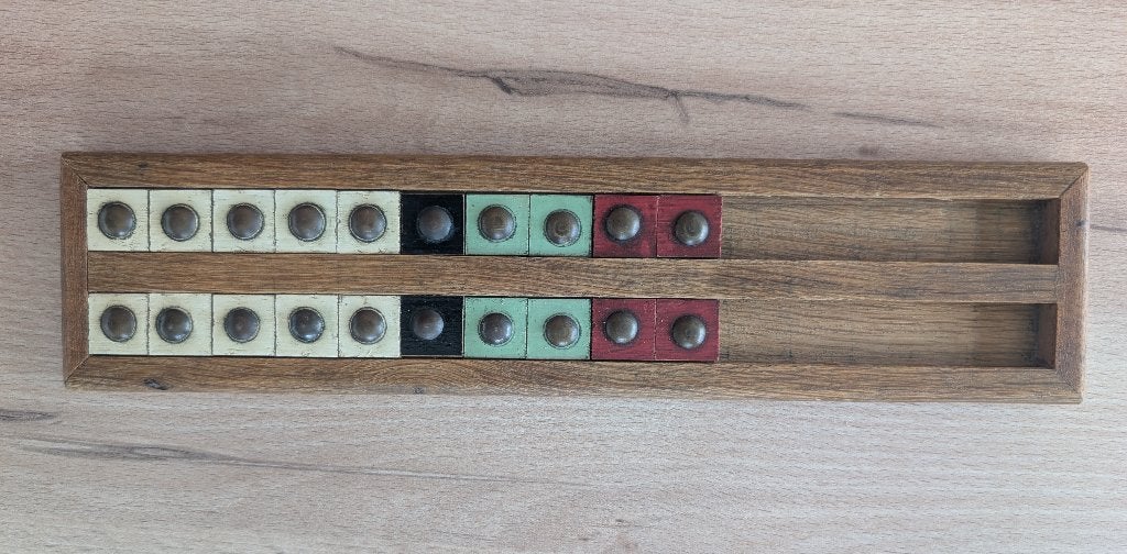 Vintage Houten Schooltelraam  Nostalgisch & Decoratief, Ophalen of Verzenden