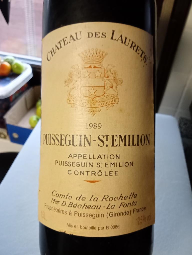 Saint-Emilion 1989 - grote fles, Ophalen, Frankrijk, Zo goed als nieuw, Rode wijn