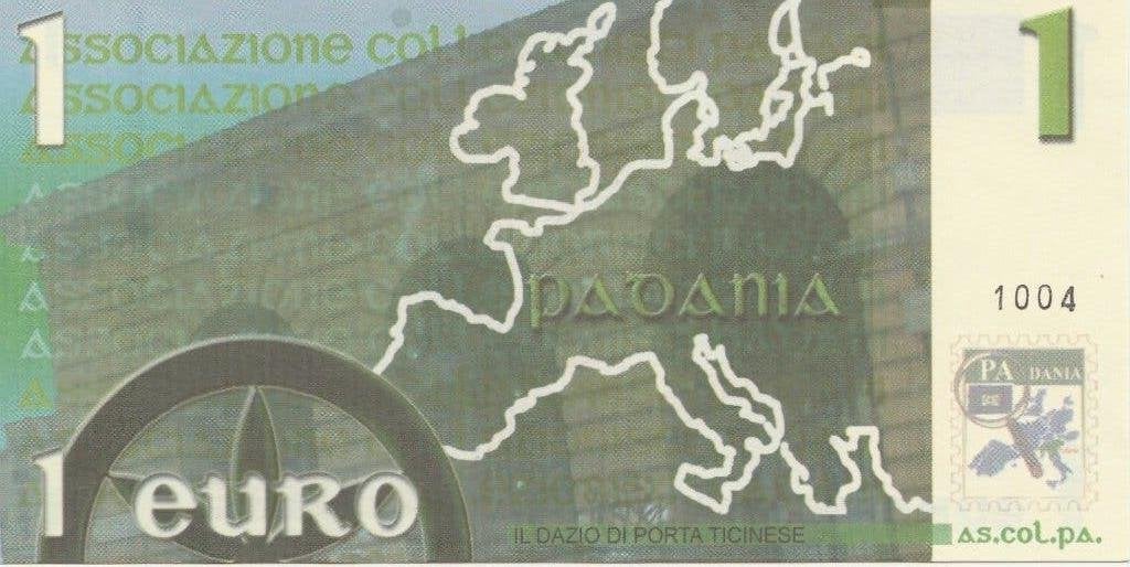 1 Euro PAOANIA MILANO ITALIA PROMO, Postzegels en Munten, Bankbiljetten | Europa | Eurobiljetten, Ophalen of Verzenden, Italië