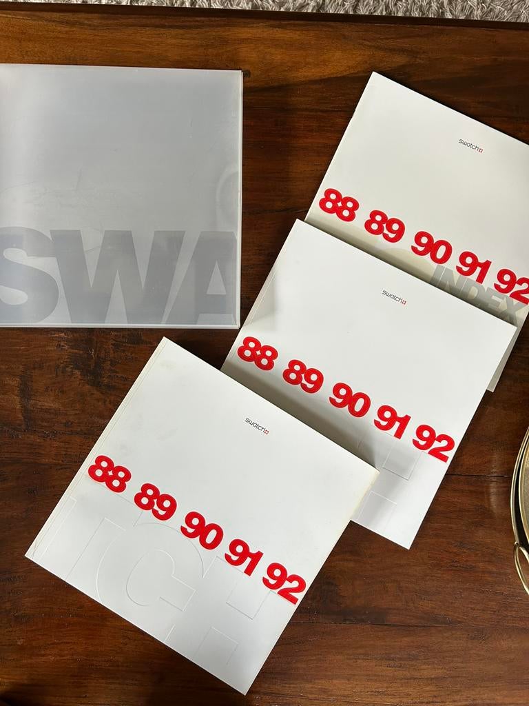 SWATCH catalogus 1983 - 1992, Handtassen en Accessoires, Horloges | Heren, Ophalen of Verzenden, Zo goed als nieuw, Swatch