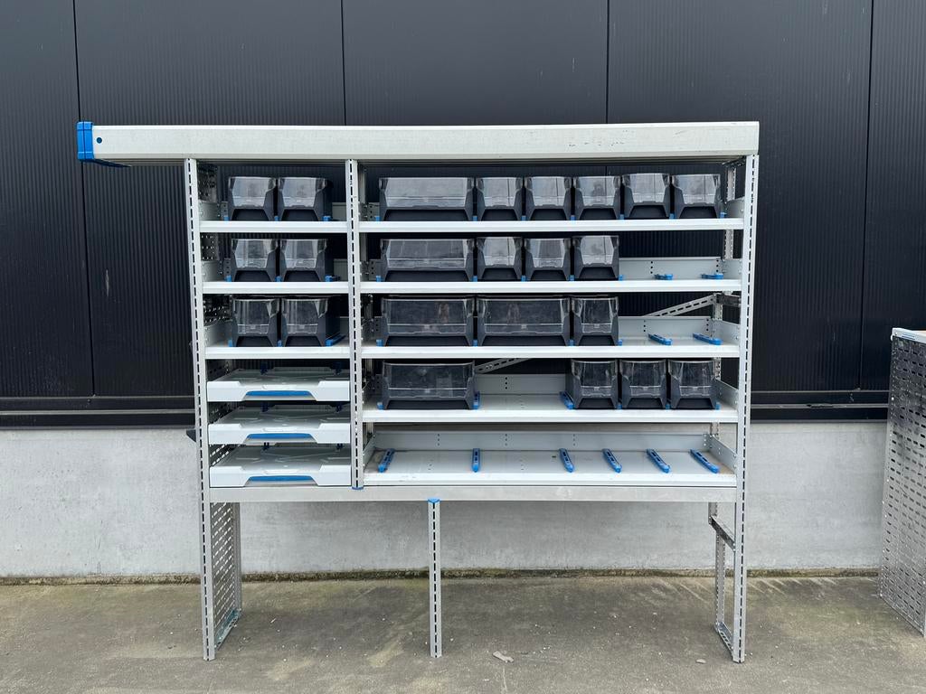 Inrichtingsrek sortimo, Ophalen, Gebruikt