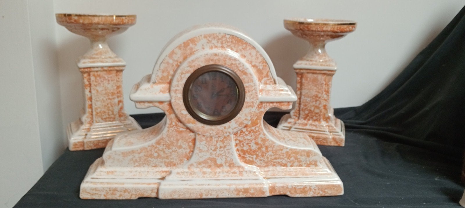 Horloge AMC Auguste Mouzin céramique 3 pièces Mons Wasmuël, Enlèvement ou Envoi