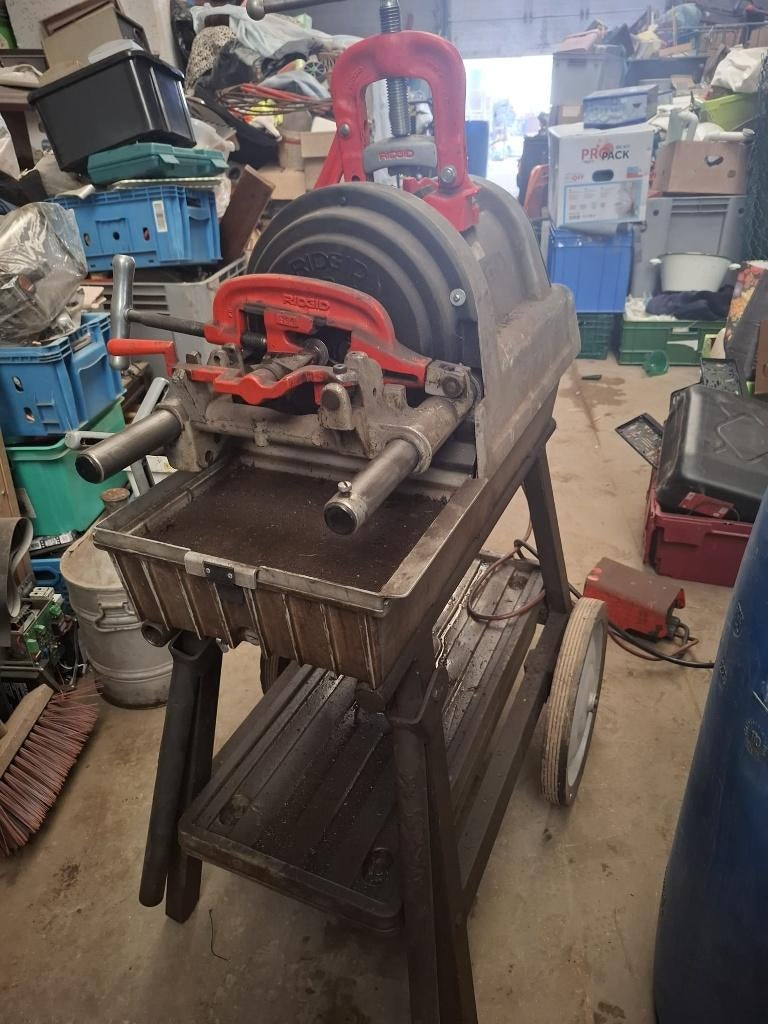draadsnijmachine Ridgid 1822-1, Ophalen, Gebruikt