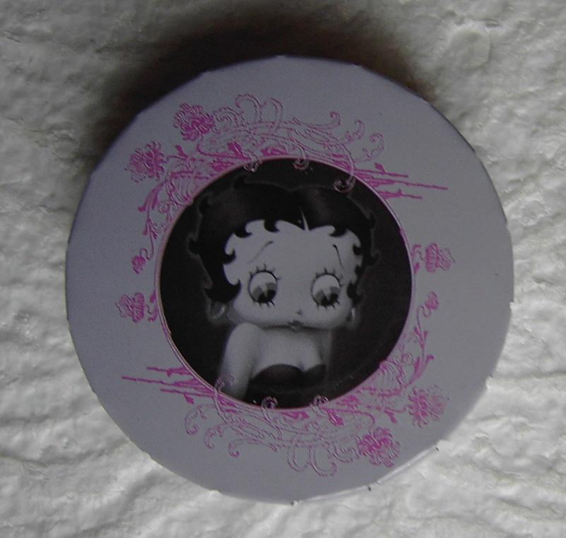 Betty Boop - Petite Boîte Métallique Ronde, Collections, Boîte en métal, Enlèvement ou Envoi, Neuf, Autre