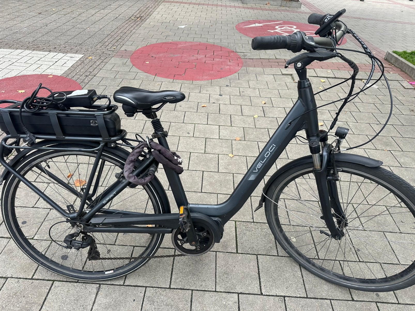 Elektrische damesfiets, Fietsen en Brommers, Ophalen, Zo goed als nieuw