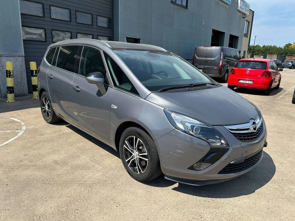 Opel Zafira Tourer Zafira 1.4 Turbo Enjoy nette wagen extra, Auto's, Gebruikt, Zwart, 4 cilinders, Bedrijf