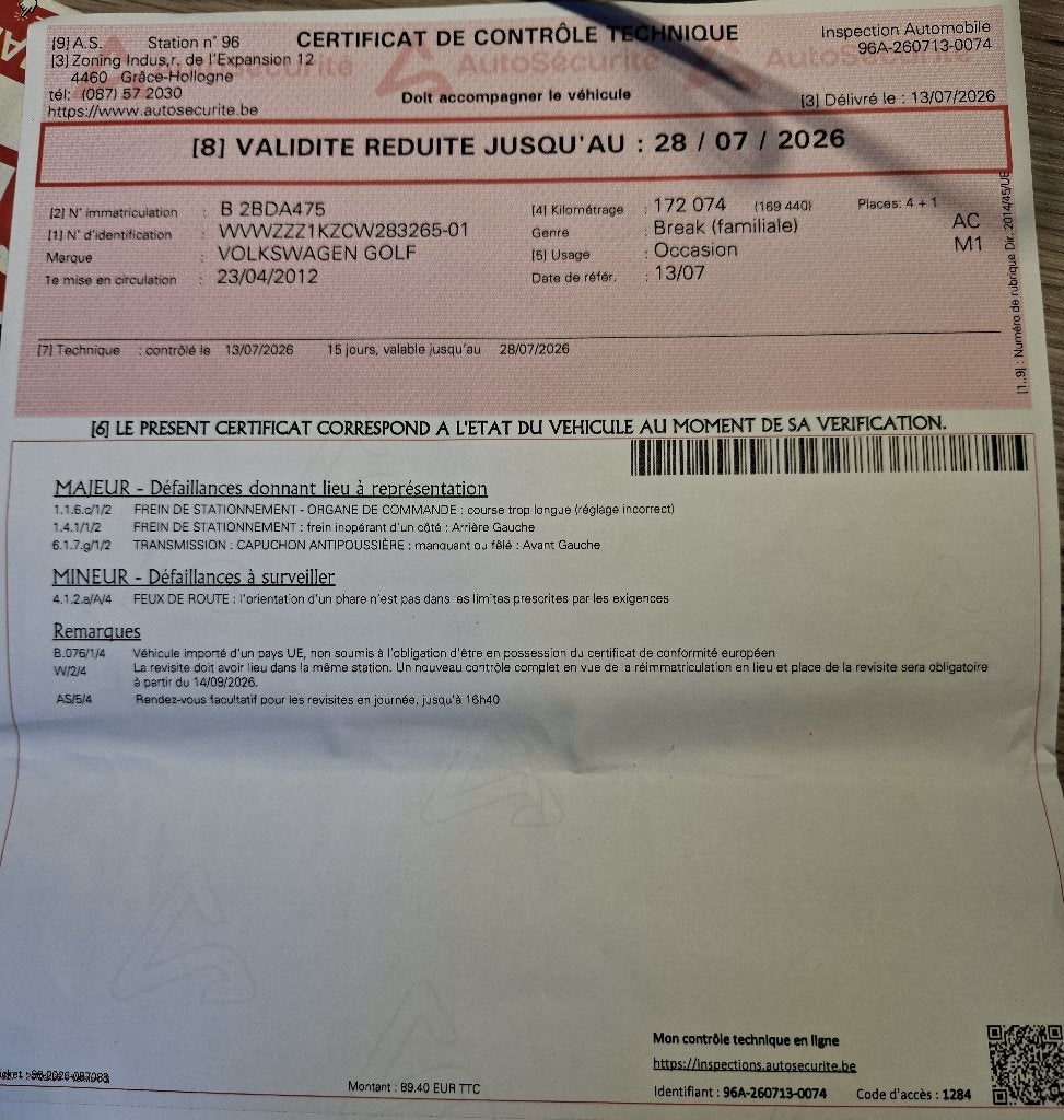 Vw golf 6 Move, Achat, Boîte manuelle, Noir, 5 places