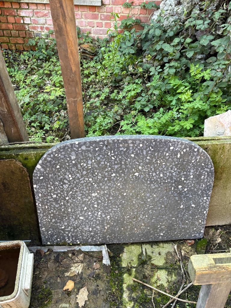 Marmeren platen, Ophalen