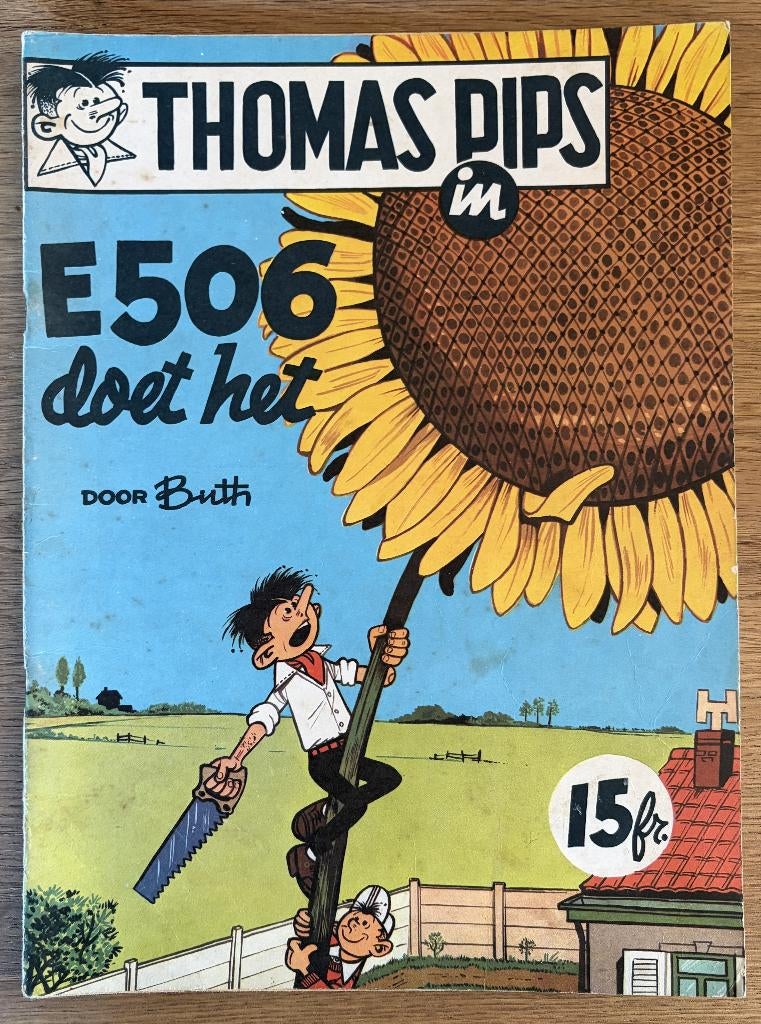Thomas Pips - E 506 doet het -1-1e dr(1966) Strip, Boeken, Stripverhalen, Zo goed als nieuw, Eén stripboek, Ophalen of Verzenden