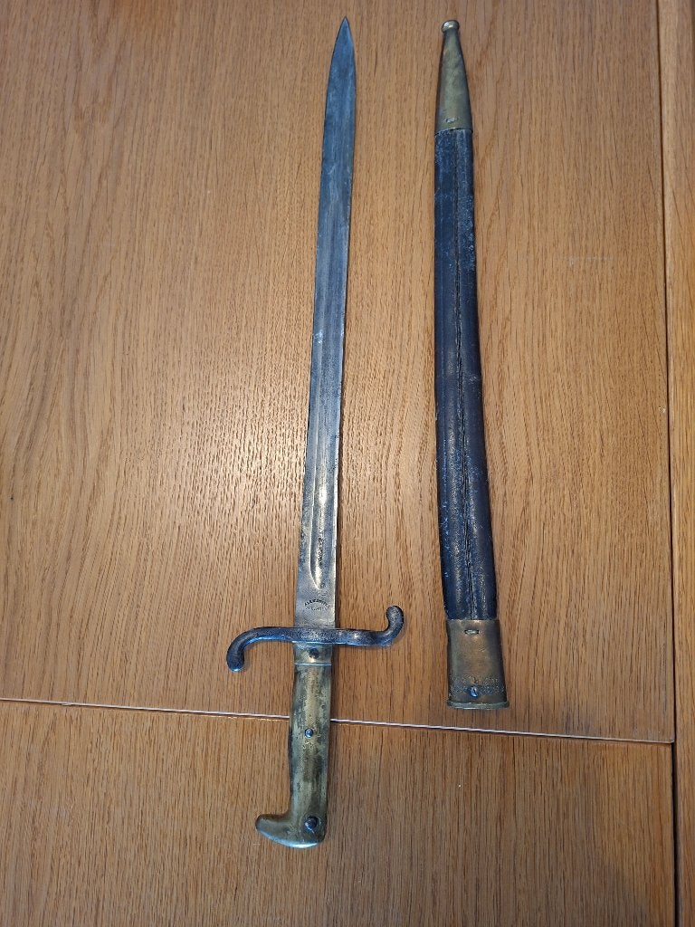 Baionnette avec fourreau, Enlèvement ou Envoi, Armée de terre, Épée ou sabre