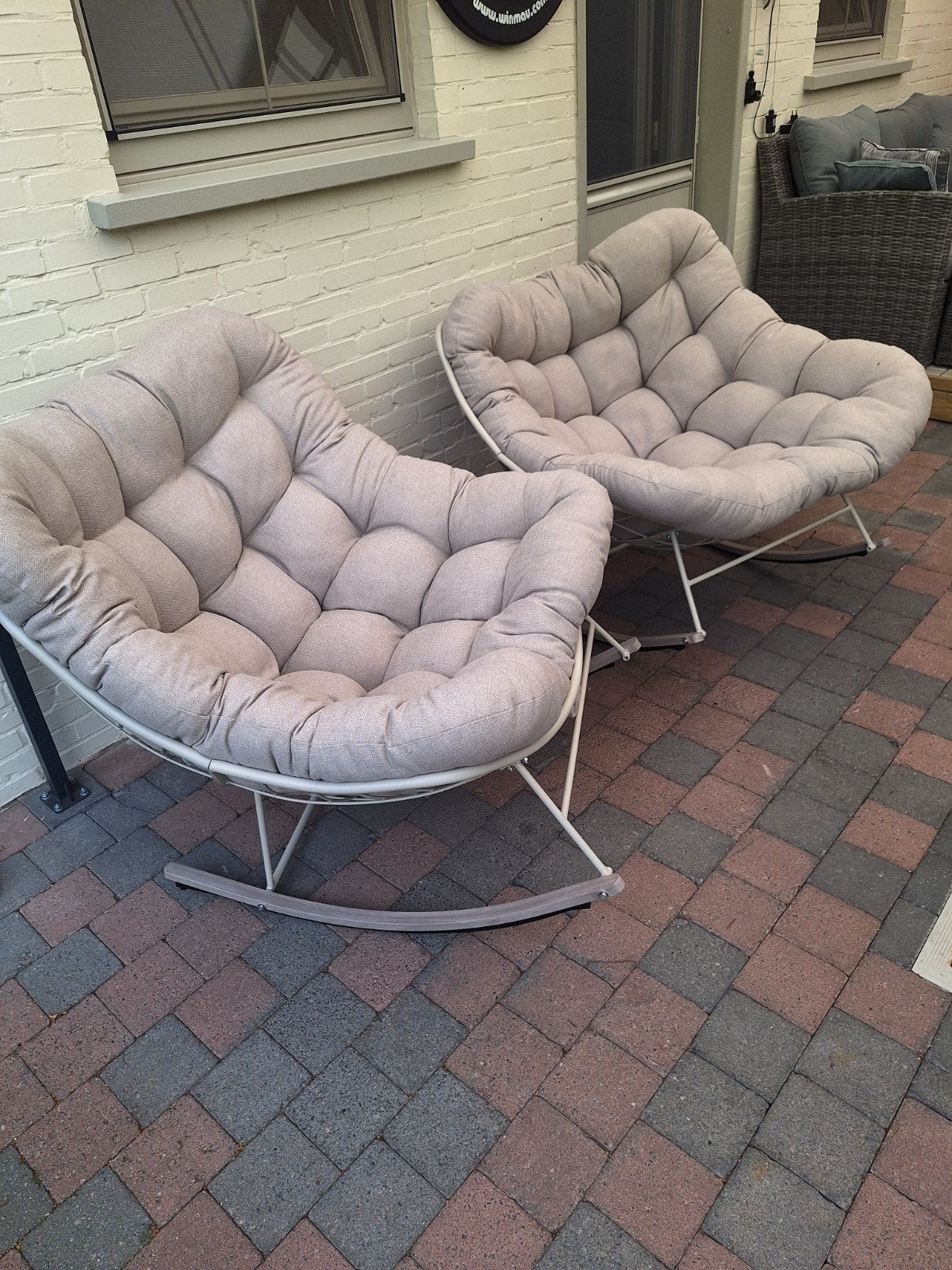 relax schommelstoelen., Tuin en Terras, Tuinsets en Loungesets, Ophalen