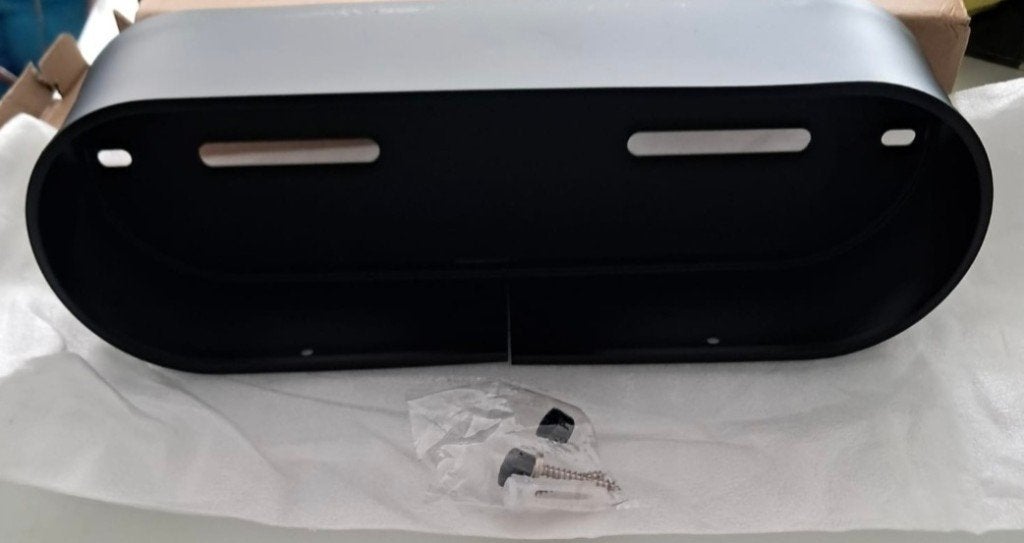 Strak mat zwart doucherek / wandrek (aluminium), Ophalen of Verzenden, Nieuw, Zwart, Douche-accessoire