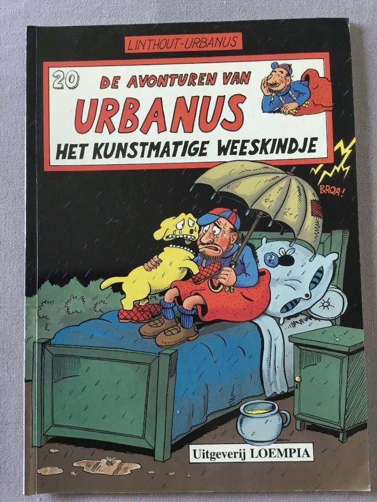 Urbanus kunstmatige weeskindje, Ophalen, Linthout en Urbanus, Eén stripboek, Zo goed als nieuw
