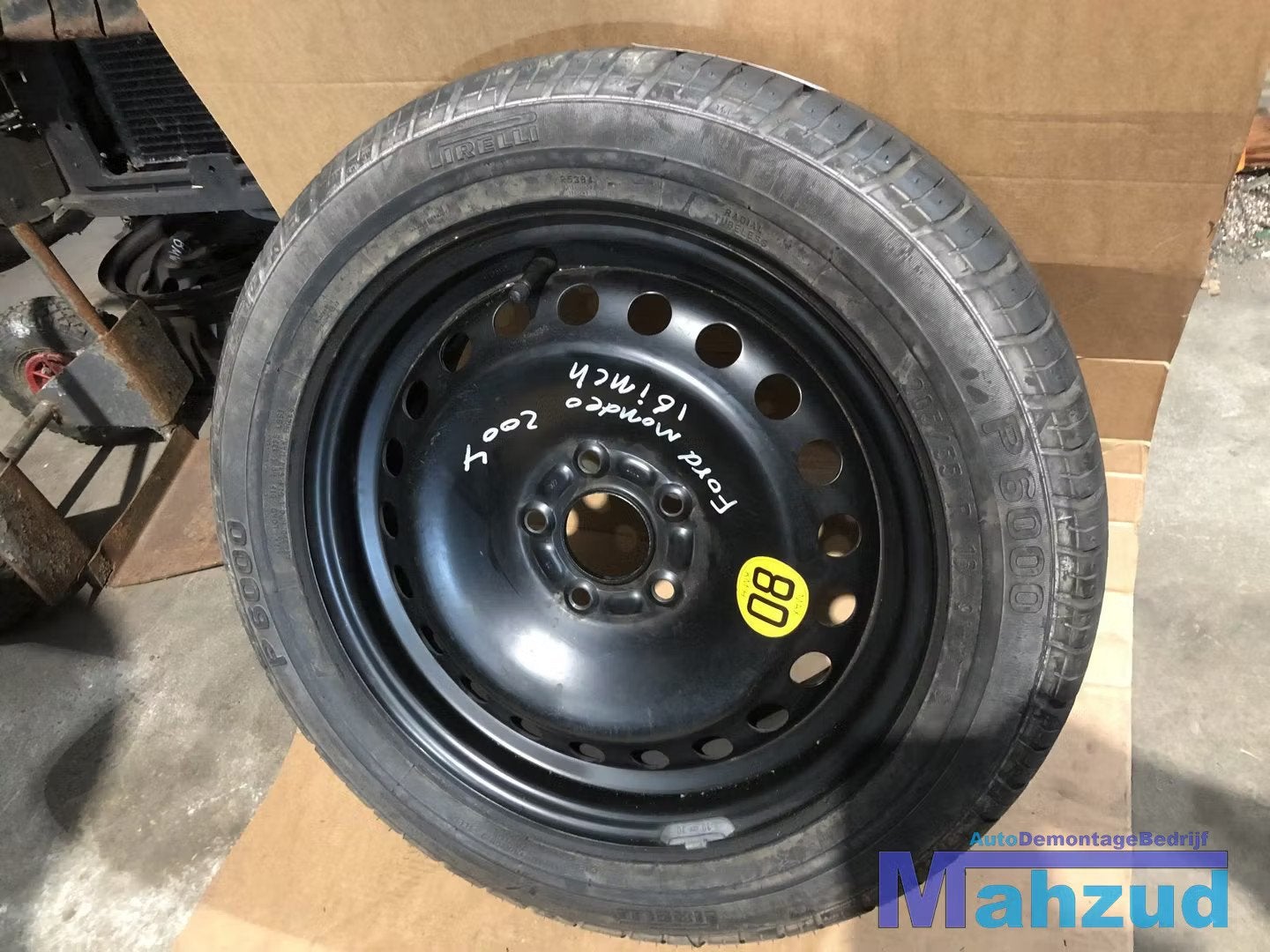 FORD MONDEO 3 thuiskomer reservewiel 5x108 16 inch, Auto-onderdelen, Banden en Velgen, Gebruikt, Info@ford.com, Band(en), Ford Motor Company