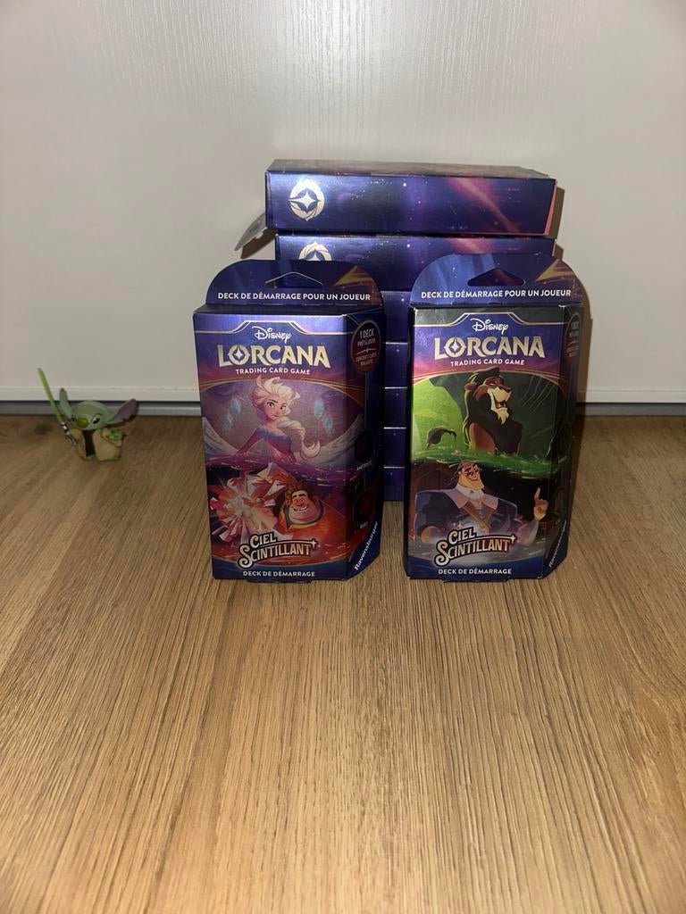 Deck de demarrage lorcana ciel scintillant FR, Ophalen of Verzenden, Zo goed als nieuw, Speeldeck, Foil