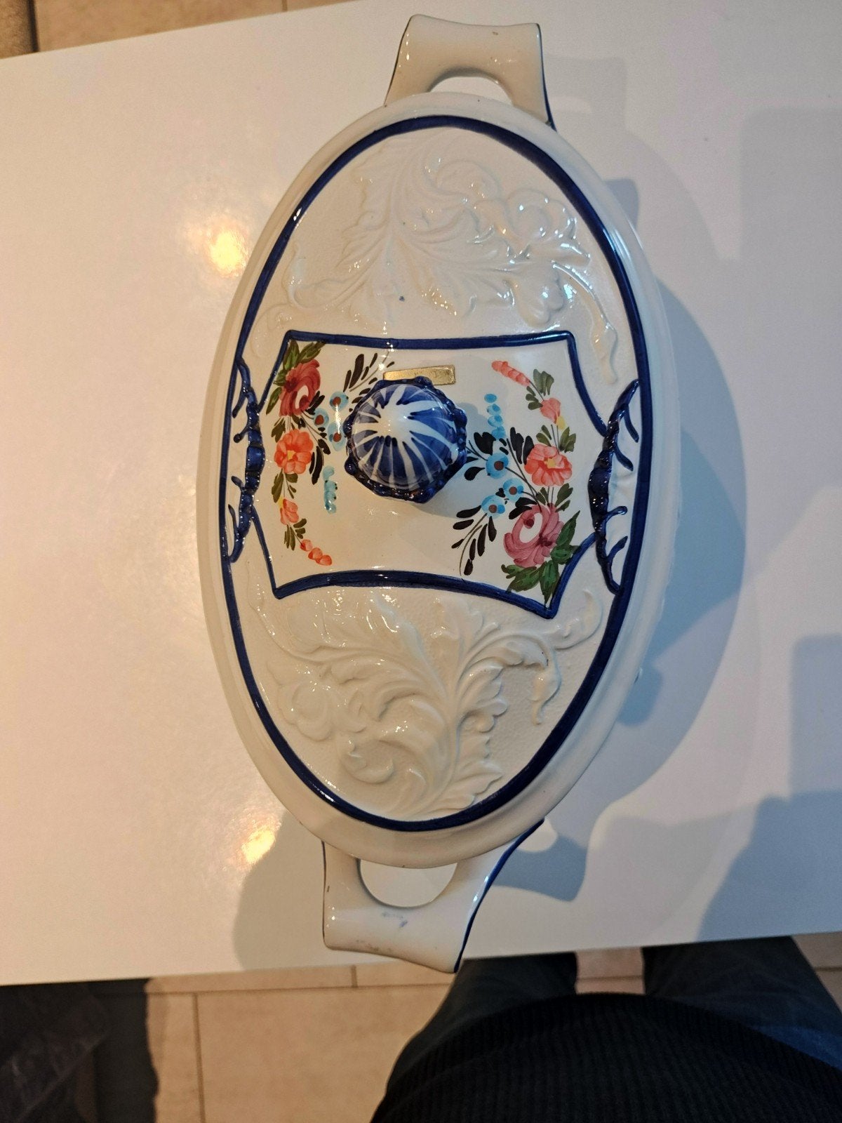 Partij Vintage Aardewerk – o.a. Boch Frères Keramis Terrine, Antiek en Kunst, Ophalen