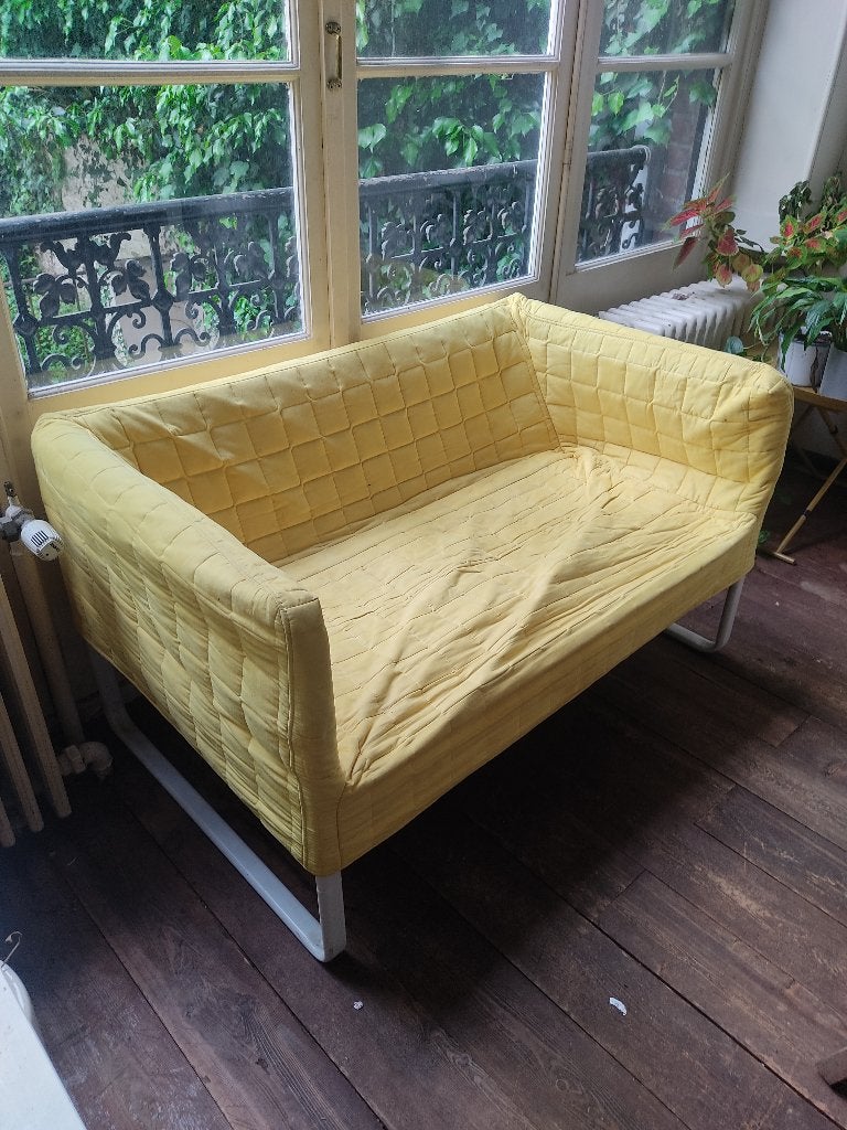 Sofa, Maison & Meubles, Canapés | Salons, Banc droit, Comme neuf, Enlèvement, Métal