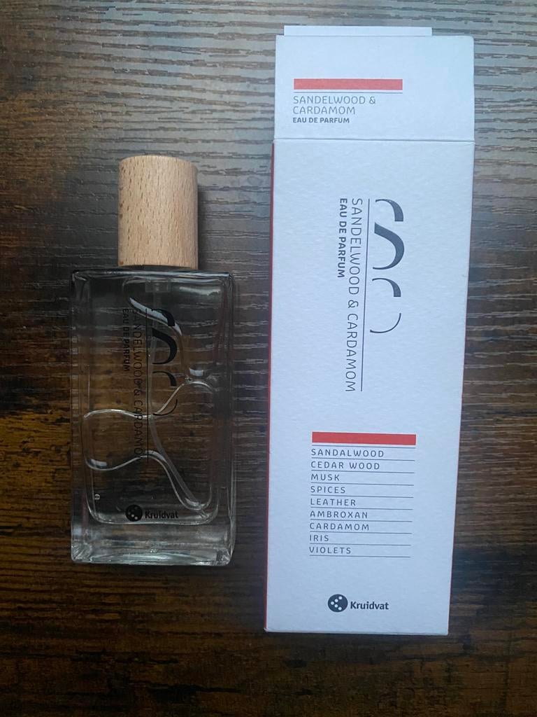 🔥 Kruidvat Eau de Parfum - Sandalwood & Cardamom, Ophalen of Verzenden, Zo goed als nieuw