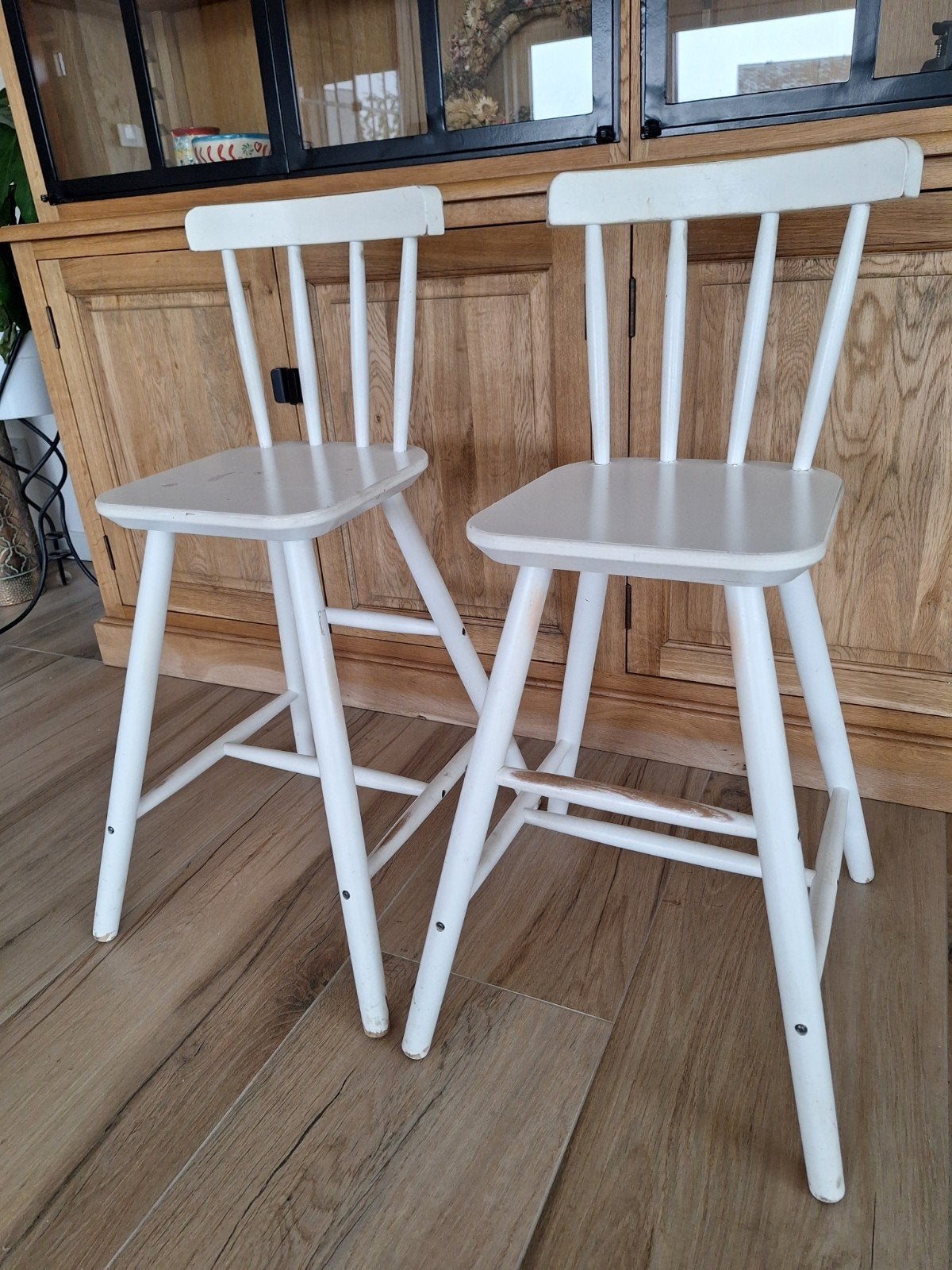 2 houten kinderstoelen, Ophalen, Twee