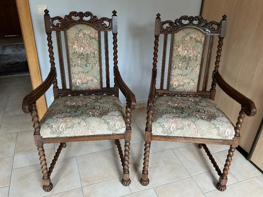 Rustieke stoelen, Enlèvement