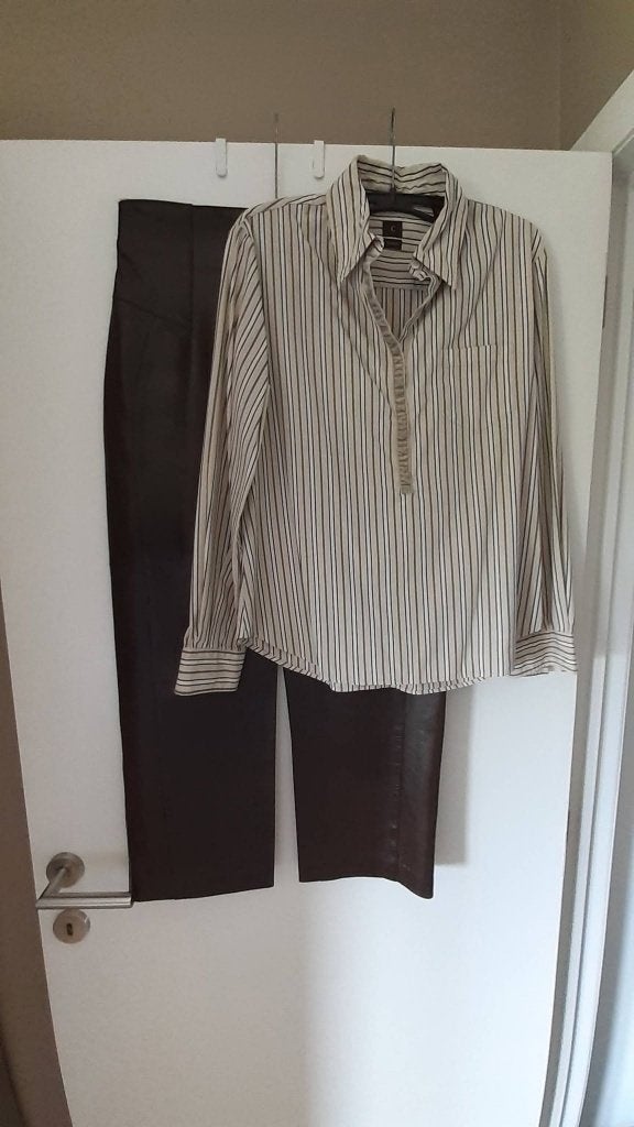 Coast (Milano) chemisier (maat IT 44 / EU 38 - M), Kleding | Dames, Blouses en Tunieken, Maat 38/40 (M), Beige, Ophalen of Verzenden