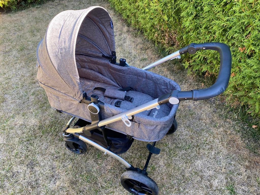 Dreambee Poussette 3 en 1 Essentials Smokey Grey, Enfants & Bébés, Poussettes & Combinaisons, Comme neuf, Pneus, Enlèvement, Poussette