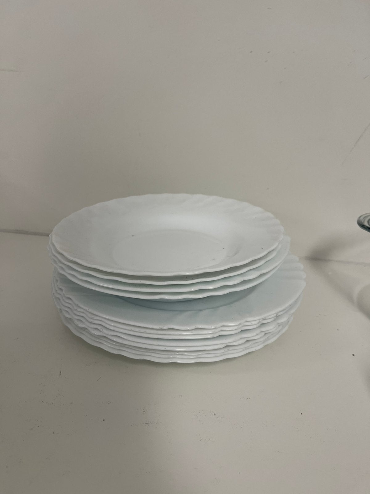 borden en schalen, Ophalen