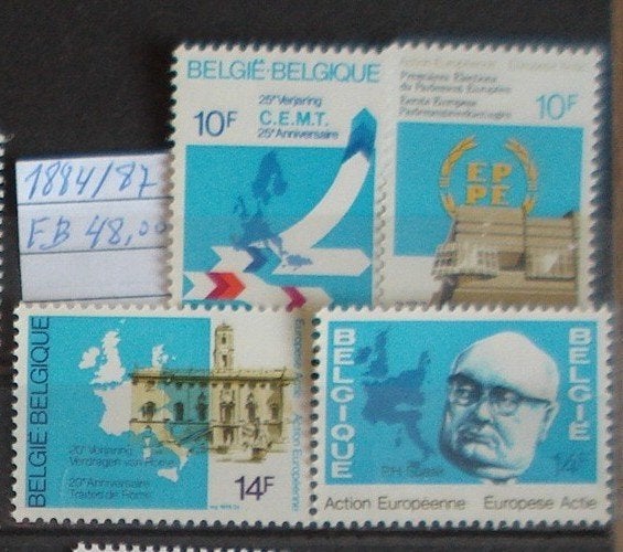 Belgique  1884/87  **/mnh, Timbres & Monnaies, Timbres | Europe | Belgique, Neuf, Gomme originale, Envoi, Non oblitéré