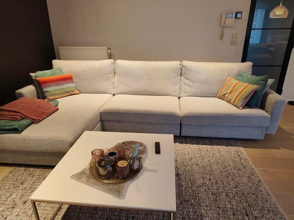 Salontafel 1m x 1m wit, Huis en Inrichting, Ophalen