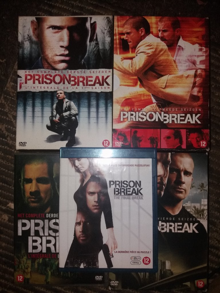 Prison Break/Collection complète +The Final Break, CD & DVD, Comme neuf, Comprend un boîtier, Crime, Anglais
