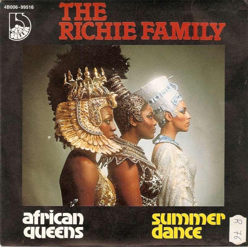 single Richie family - African queens, 7 inch, Single, Dance, Ophalen of Verzenden