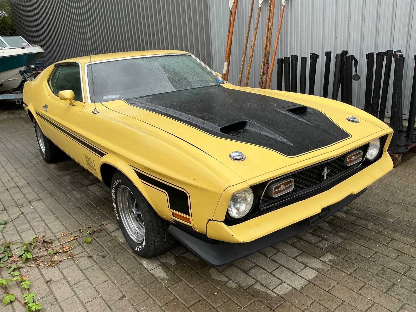 1972 Ford Mustang Mach 1 - origineel voertuig en klassieker, Auto's, Overige brandstoffen, Bedrijf, Overige carrosserie, Ford