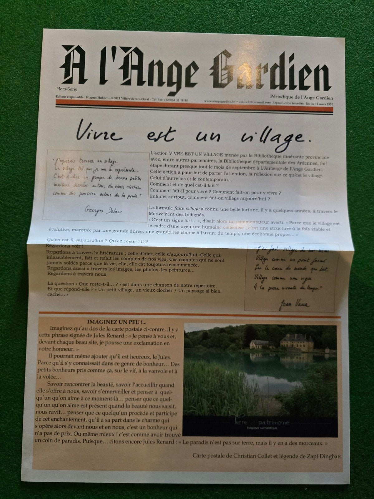 Orval périodique ange gardien