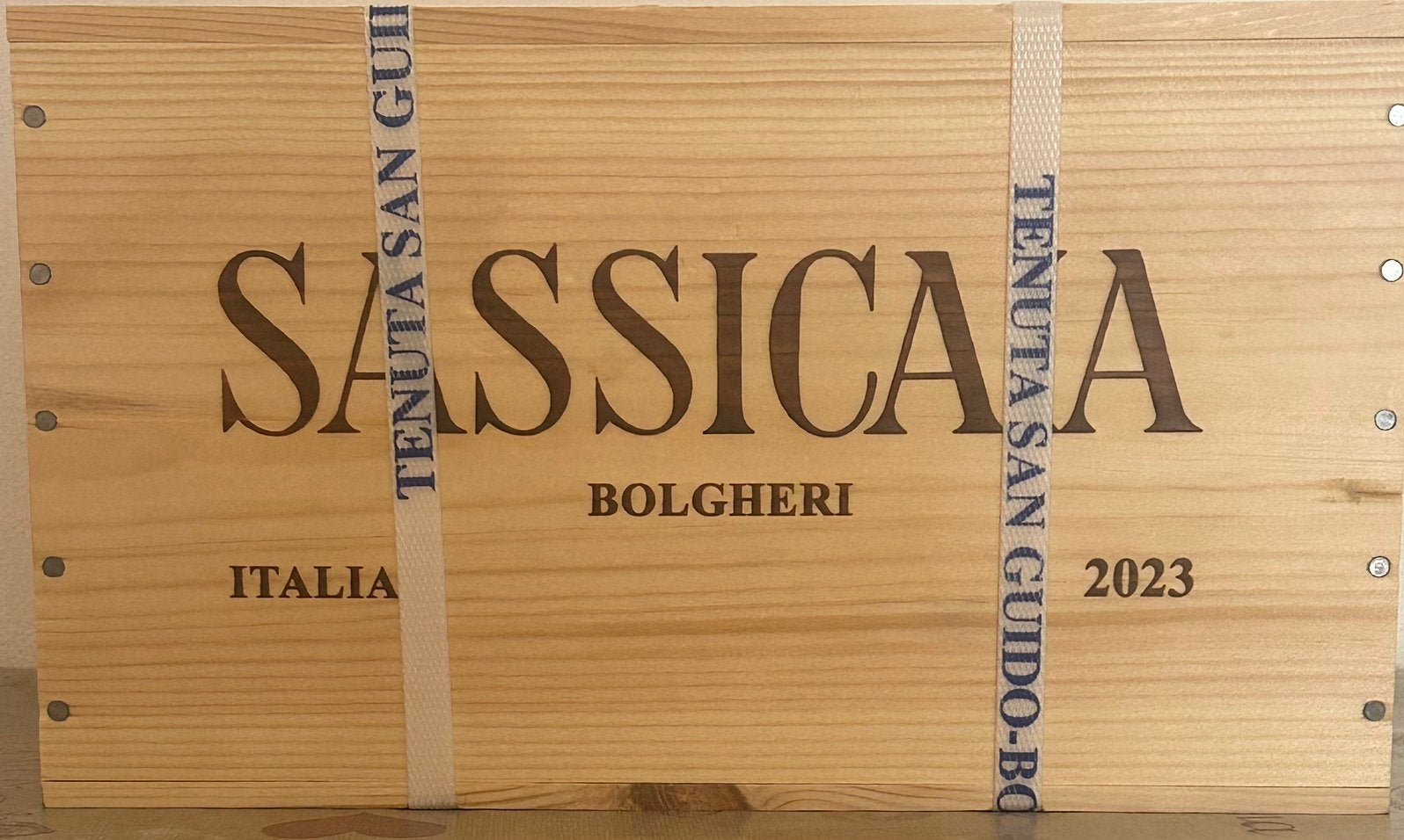 1x6 Sassicaia 2023, Collections, Vins, Enlèvement, Comme neuf