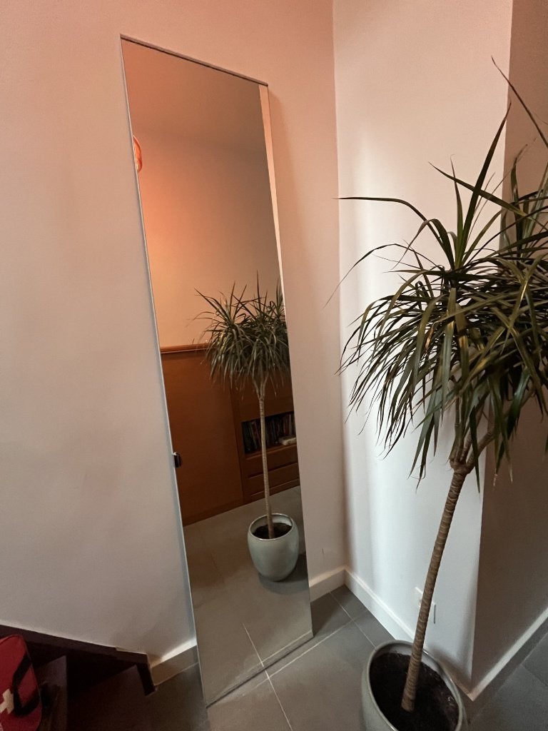 Spiegeldeur Ikea Pax, Ophalen, Gebruikt, 50 tot 100 cm, 200 cm of meer