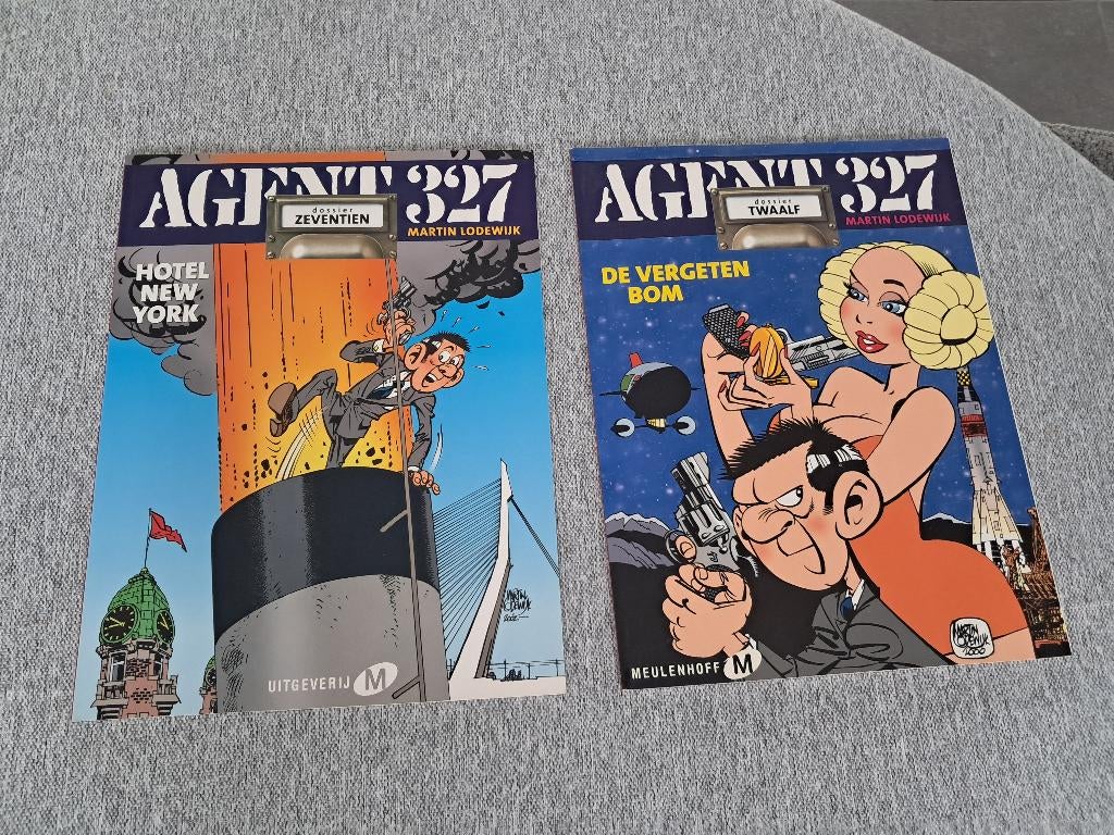 Agent 327 Dossier Twaalf en zeventien eerste druk, Meerdere stripboeken, Ophalen of Verzenden, Zo goed als nieuw