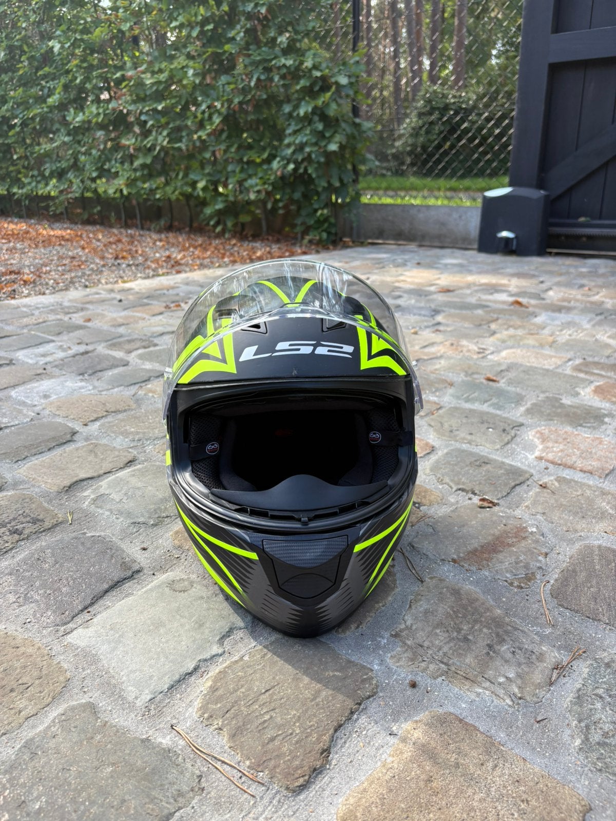 LS2 geel/zwzrt, Ophalen, Integraalhelm, Kinderen