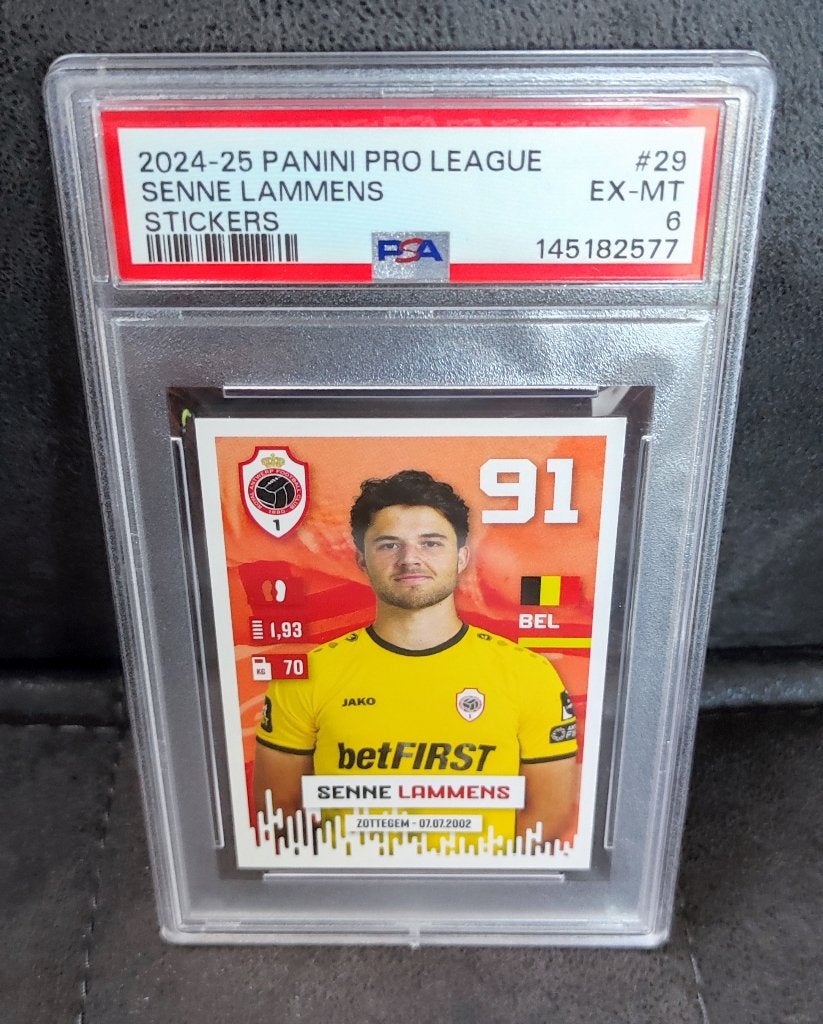Senne lammens psa slab Antwerpen/ Manchester united, Ophalen of Verzenden, Zo goed als nieuw, Sticker
