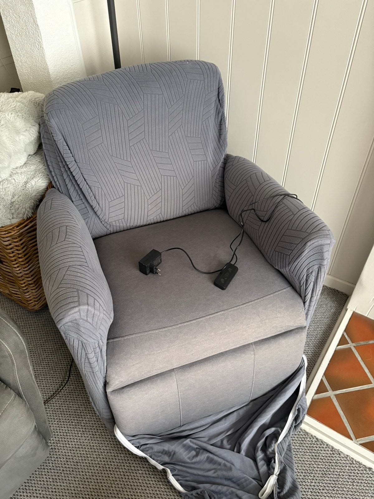 Relax zetel, Huis en Inrichting, Ophalen, Zo goed als nieuw, Stof