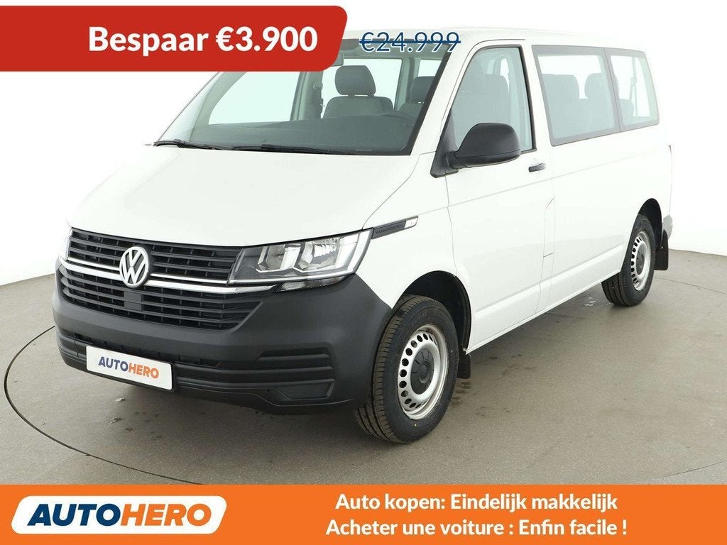 Volkswagen T6 Kombi 2.0 TDI FWD (bj 2020), Auto's, Volkswagen, Voorwielaandrijving, 4 deurs, Wit, Grijs