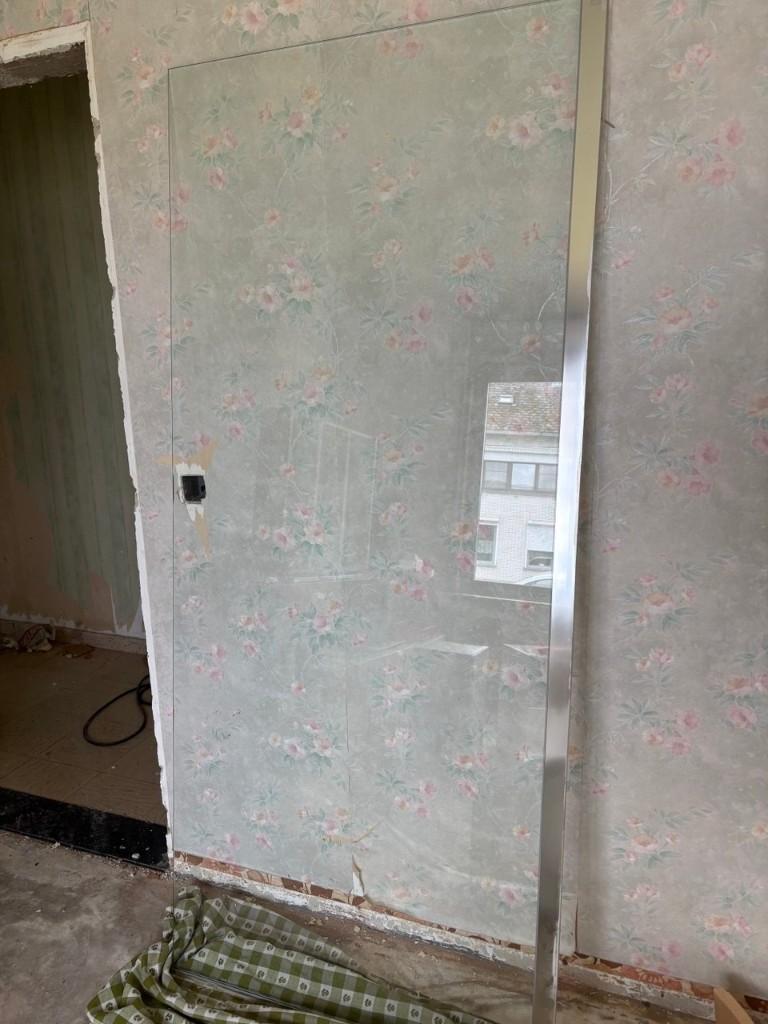 Doucheglas, Doe-het-zelf en Bouw, Ophalen, Gebruikt, Glas, Douche