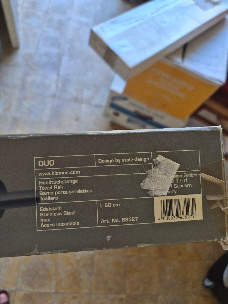+++ Porte serviette Blomus Duo Neuf +++, Neuf, Autres marques, Enlèvement ou Envoi, Porte-serviettes
