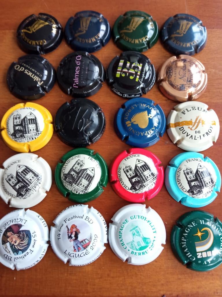 Champagne capsules lot 34, Verzenden