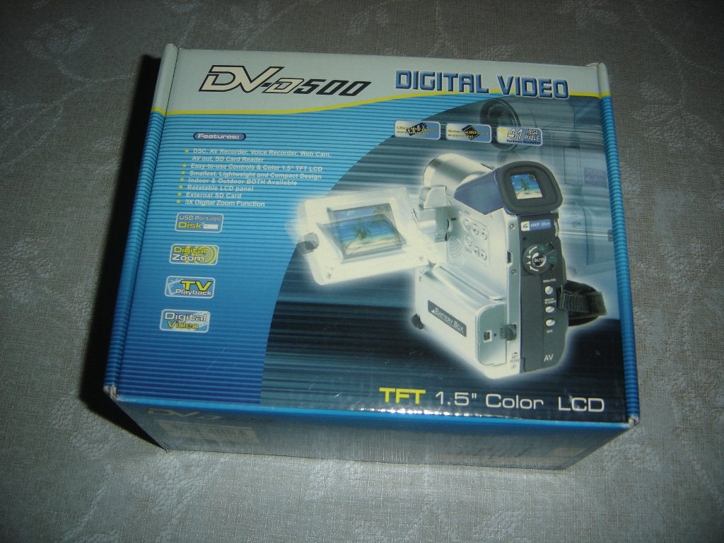 Nicotec DV-D500 Digital video camera, Ophalen, Camera