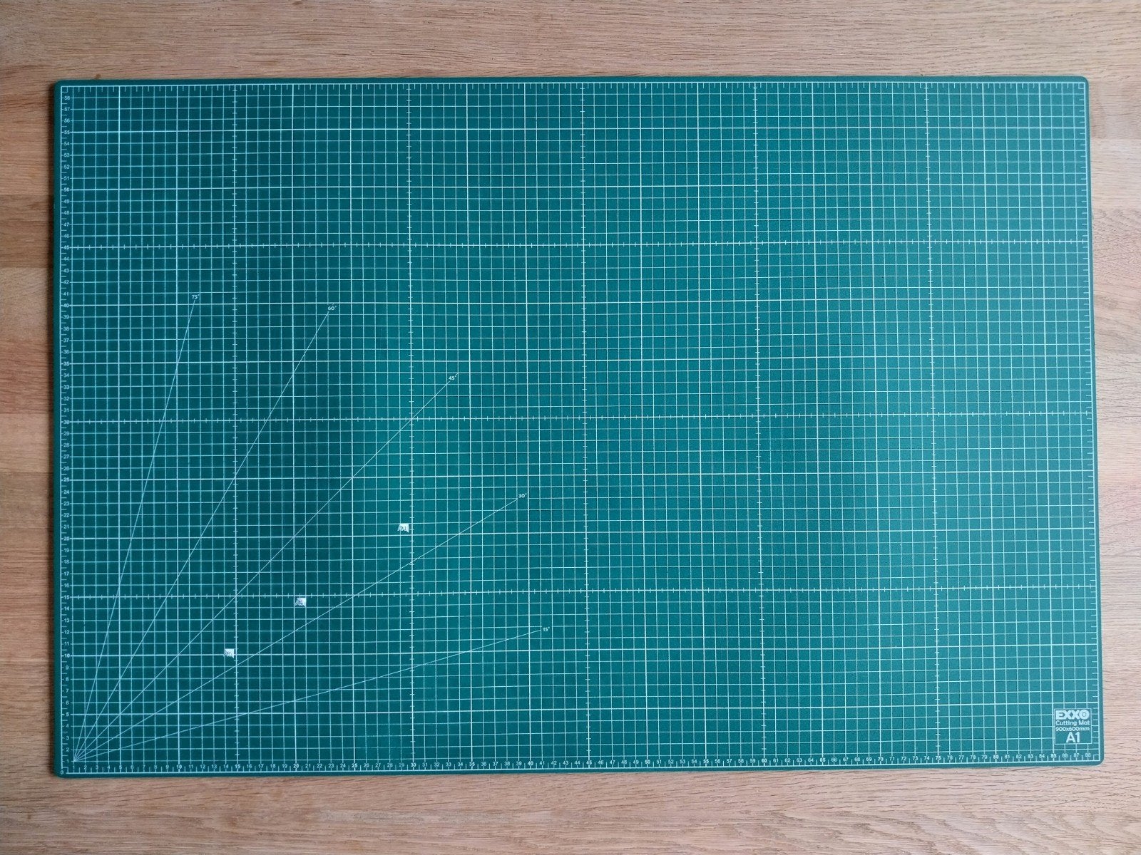 Snijmat/knutselmat/onderlegger groen - A1 formaat 60x90 cm, Hobby en Vrije tijd, Ophalen, Zo goed als nieuw, Groen
