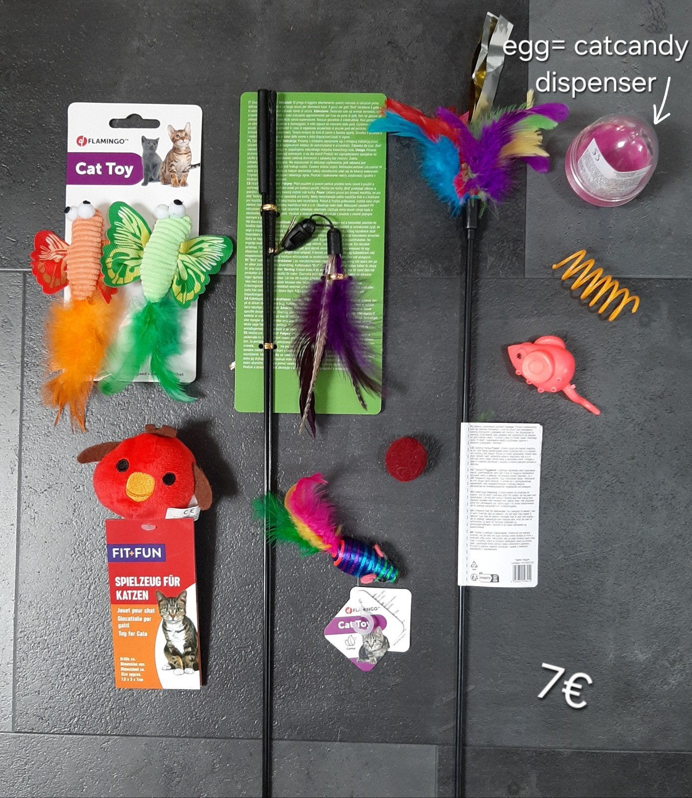 Kattenspeelgoed set, Dieren en Toebehoren, Kattenspeelgoed, Nieuw, Ophalen of Verzenden