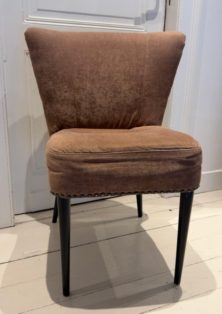 4 stoelen, Huis en Inrichting, Stoelen, Gebruikt, Vier, Bruin, Ophalen