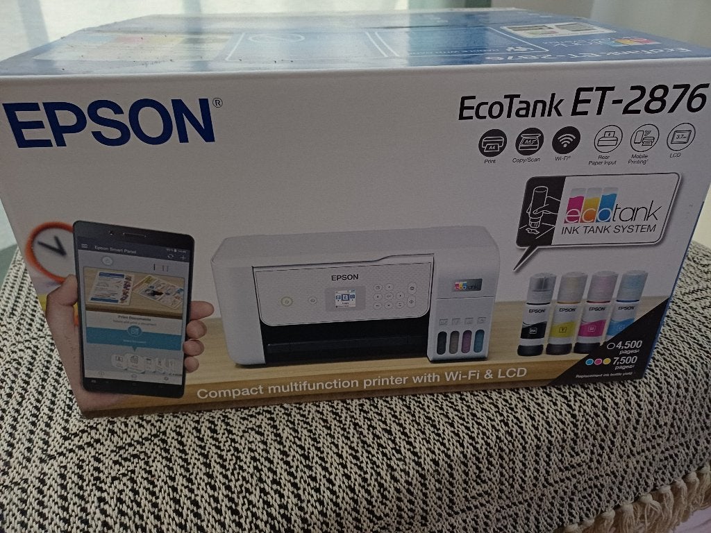 Printer all-in-one ECOTANK ET-2876, Computers en Software, Printer, Nieuw, Ingebouwde Wi-Fi, Ophalen