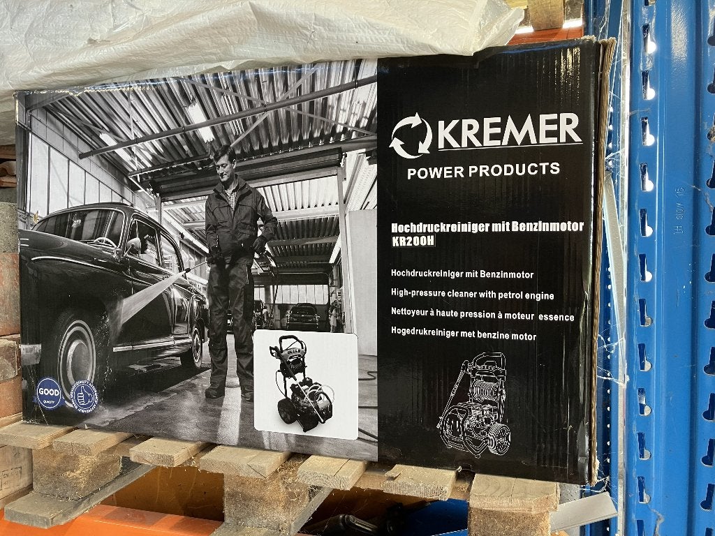 Kremer KR200H benzine hogedrukreiniger, Tuin en Terras, Hogedrukreinigers, Ophalen, Nieuw, Benzine, Kremer